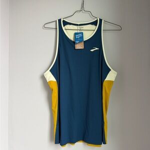 Brooks Men’s Atmosphere Singlet Tank Top Running Lightweight Medium